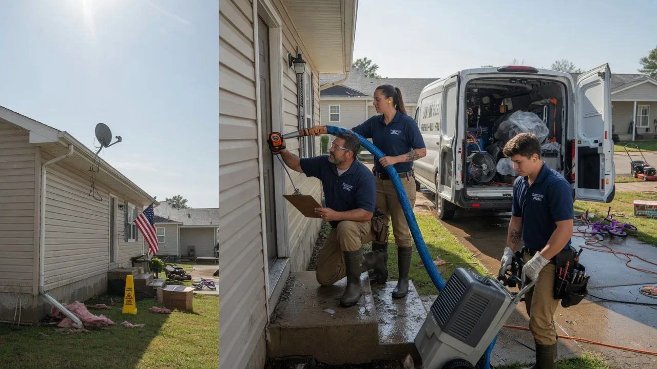 Ceiling Water Damage Restoration in Barling, AR near me